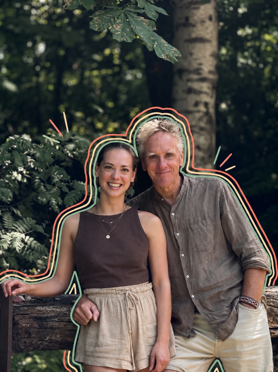 Amber en Joris Van Gool, oprichters van Sielvol Afrika